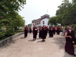 Mahakala empowerment, Rabne ceremony and audiences in Tainan, Taiwan. Photo / Tokpa Korlo