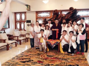 Mahakala empowerment, Rabne ceremony and audiences in Tainan, Taiwan. Photo / Tokpa Korlo