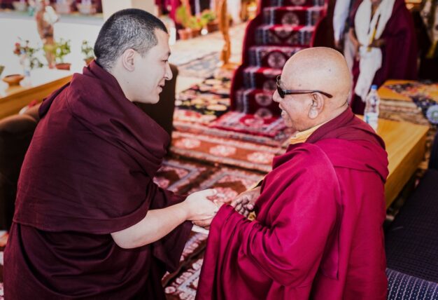 Togdan Rinpoche with Karmapa