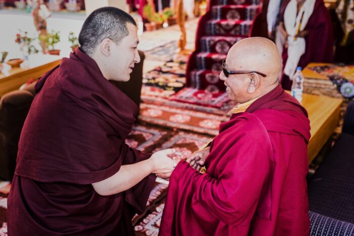 Togdan Rinpoche with Karmapa