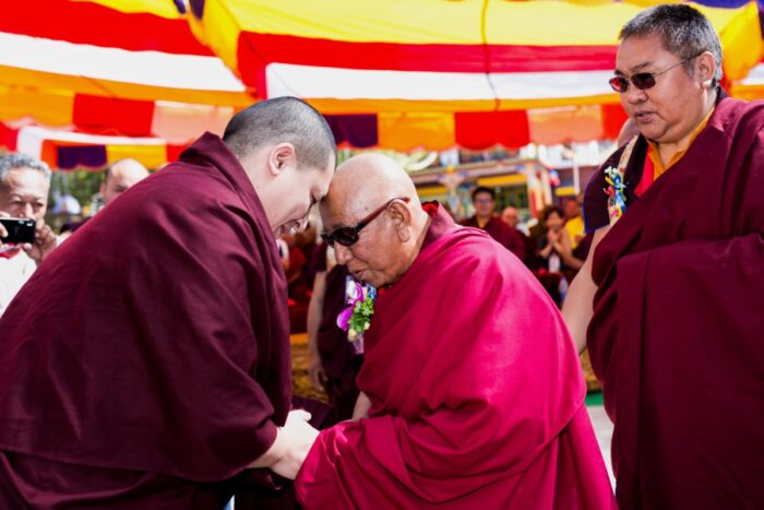 Togdan Rinpoche with Karmapa