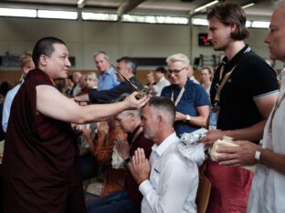 Thaye Dorje, His Holiness the 17th Gyalwa Karmapa, visits Renchen-Ulm in Germany. Photo / Tokpa Korlo