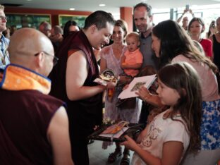 Thaye Dorje, His Holiness the 17th Gyalwa Karmapa, visits Renchen-Ulm in Germany. Photo / Tokpa Korlo