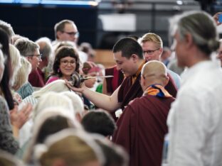 Thaye Dorje, His Holiness the 17th Gyalwa Karmapa, visits Renchen-Ulm in Germany. Photo / Tokpa Korlo