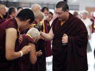 Thaye Dorje, His Holiness the 17th Gyalwa Karmapa, visits Renchen-Ulm in Germany. Photo / Tokpa Korlo