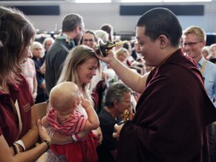 Thaye Dorje, His Holiness the 17th Gyalwa Karmapa, visits Renchen-Ulm in Germany. Photo / Tokpa Korlo