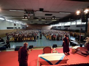 Thaye Dorje, His Holiness the 17th Gyalwa Karmapa, visits Renchen-Ulm in Germany. Photo / Tokpa Korlo