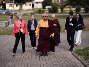 Thaye Dorje, His Holiness the 17th Gyalwa Karmapa, visits Renchen-Ulm in Germany. Photo / Tokpa Korlo