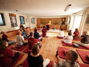 Thaye Dorje, His Holiness the 17th Gyalwa Karmapa, visits Renchen-Ulm in Germany. Photo / Tokpa Korlo