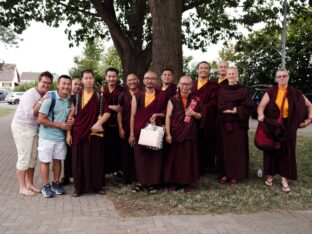 Thaye Dorje, His Holiness the 17th Gyalwa Karmapa, visits Renchen-Ulm in Germany. Photo / Tokpa Korlo