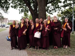 Thaye Dorje, His Holiness the 17th Gyalwa Karmapa, visits Renchen-Ulm in Germany. Photo / Tokpa Korlo