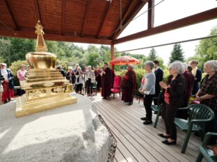 Thaye Dorje, His Holiness the 17th Gyalwa Karmapa, visits Renchen-Ulm in Germany. Photo / Tokpa Korlo