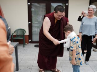 Thaye Dorje, His Holiness the 17th Gyalwa Karmapa, visits Renchen-Ulm in Germany. Photo / Tokpa Korlo