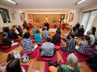 Thaye Dorje, His Holiness the 17th Gyalwa Karmapa, visits Renchen-Ulm in Germany. Photo / Tokpa Korlo