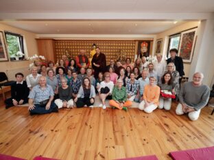 Thaye Dorje, His Holiness the 17th Gyalwa Karmapa, visits Renchen-Ulm in Germany. Photo / Tokpa Korlo