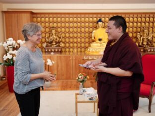 Thaye Dorje, His Holiness the 17th Gyalwa Karmapa, visits Renchen-Ulm in Germany. Photo / Tokpa Korlo