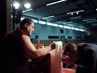 Thaye Dorje, His Holiness the 17th Gyalwa Karmapa, visits Renchen-Ulm in Germany. Photo / Tokpa Korlo