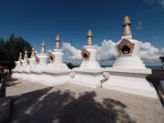 Thaye Dorje, His Holiness the 17th Gyalwa Karmapa, visits Montchardon on his European tour, 2023. Photo: Tokpa Korlo.