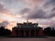 Thaye Dorje, His Holiness the 17th Karmapa, visits Dhagpo Kundrol Ling in France, 2023. Photo: Tokpa Korlo