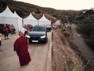 Thaye Dorje, His Holiness the 17th Gyalwa Karmapa, visits Spain, 2023. Photo: Tokpa Korlo.