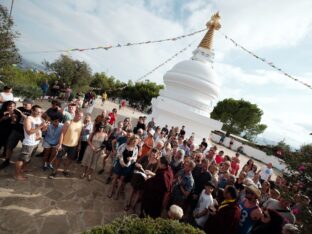 Thaye Dorje, His Holiness the 17th Gyalwa Karmapa, visits Spain, 2023. Photo: Tokpa Korlo.