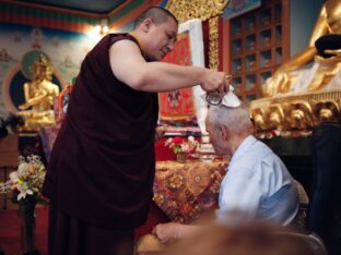 Thaye Dorje, His Holiness the 17th Gyalwa Karmapa, visits Spain, 2023. Photo: Tokpa Korlo.