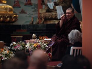 Thaye Dorje, His Holiness the 17th Gyalwa Karmapa, visits Spain, 2023. Photo: Tokpa Korlo.