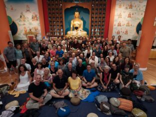 Thaye Dorje, His Holiness the 17th Gyalwa Karmapa, visits Spain, 2023. Photo: Tokpa Korlo.