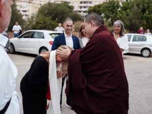 Thaye Dorje, His Holiness the 17th Gyalwa Karmapa, visits Spain, 2023. Photo: Tokpa Korlo.