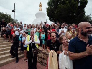 Thaye Dorje, His Holiness the 17th Gyalwa Karmapa, visits Spain, 2023. Photo: Tokpa Korlo.