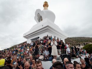 Thaye Dorje, His Holiness the 17th Gyalwa Karmapa, visits Spain, 2023. Photo: Tokpa Korlo.