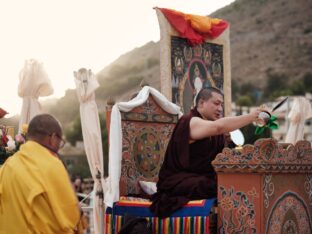 Thaye Dorje, His Holiness the 17th Gyalwa Karmapa, visits Spain, 2023. Photo: Tokpa Korlo.