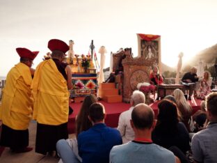 Thaye Dorje, His Holiness the 17th Gyalwa Karmapa, visits Spain, 2023. Photo: Tokpa Korlo.