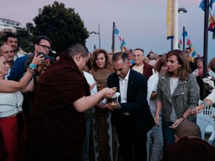 Thaye Dorje, His Holiness the 17th Gyalwa Karmapa, visits Spain, 2023. Photo: Tokpa Korlo.