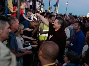 Thaye Dorje, His Holiness the 17th Gyalwa Karmapa, visits Spain, 2023. Photo: Tokpa Korlo.