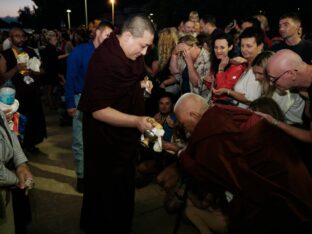 Thaye Dorje, His Holiness the 17th Gyalwa Karmapa, visits Spain, 2023. Photo: Tokpa Korlo.