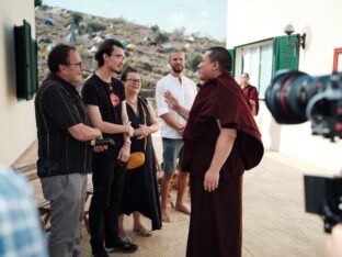 Thaye Dorje, His Holiness the 17th Gyalwa Karmapa, visits Spain, 2023. Photo: Tokpa Korlo.