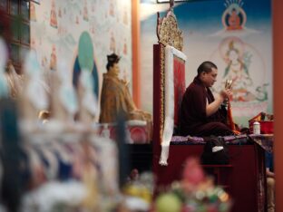 Thaye Dorje, His Holiness the 17th Gyalwa Karmapa, visits Spain, 2023. Photo: Tokpa Korlo.