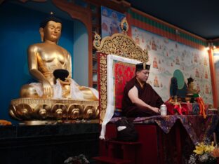 Thaye Dorje, His Holiness the 17th Gyalwa Karmapa, visits Spain, 2023. Photo: Tokpa Korlo.