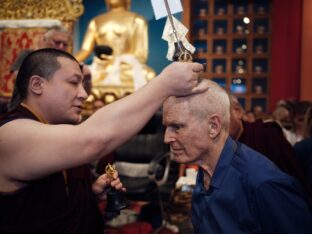 Thaye Dorje, His Holiness the 17th Gyalwa Karmapa, visits Spain, 2023. Photo: Tokpa Korlo.