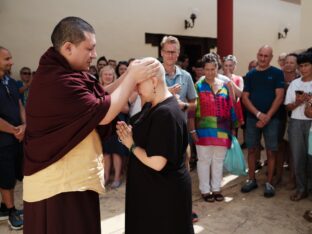 Thaye Dorje, His Holiness the 17th Gyalwa Karmapa, visits Spain, 2023. Photo: Tokpa Korlo.