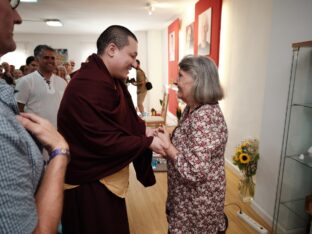 Thaye Dorje, His Holiness the 17th Gyalwa Karmapa, visits Spain, 2023. Photo: Tokpa Korlo.