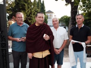 Thaye Dorje, His Holiness the 17th Gyalwa Karmapa, visits Spain, 2023. Photo: Tokpa Korlo.