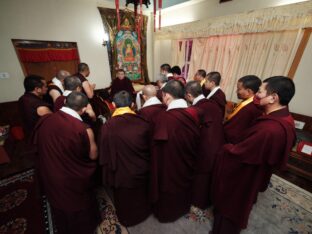 Kagyu Monlam 2023 at Bodh Gaya. Photo: Tokpa Korlo