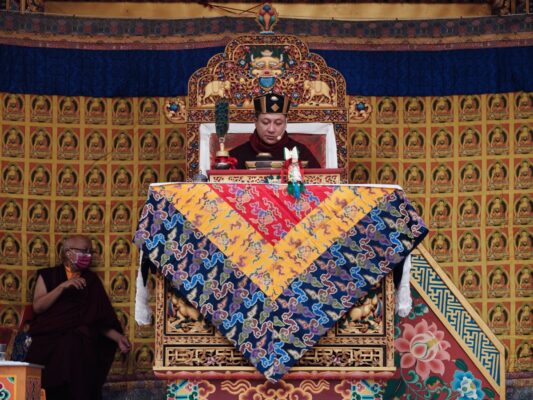 Kagyu Monlam 2023 at Bodh Gaya. Photo: Tokpa Korlo