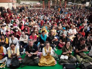 Kagyu Monlam 2023 at Bodh Gaya. Photo: Tokpa Korlo