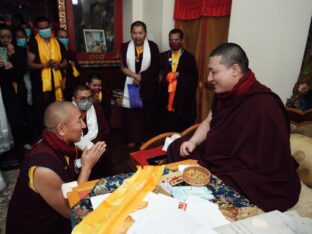 Kagyu Monlam 2023 at Bodh Gaya. Photo: Tokpa Korlo