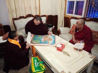 Kagyu Monlam 2023 at Bodh Gaya. Photo: Tokpa Korlo