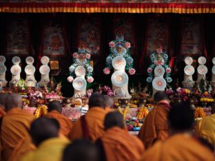 Kagyu Monlam 2023 at Bodh Gaya. Photo: Tokpa Korlo