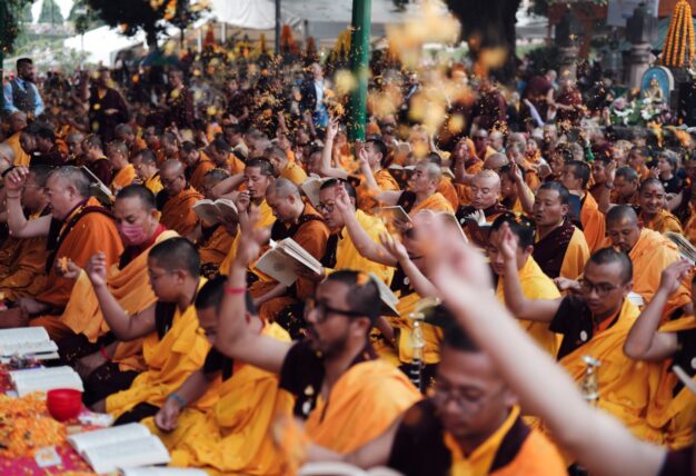 Kagyu Monlam 2023 at Bodh Gaya. Photo: Tokpa Korlo